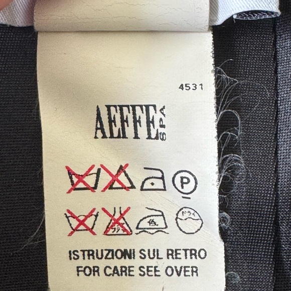 Moschino Silk Blend Black Pleated Skirt, Made in Italy, size 12 - Picture 7 of 8